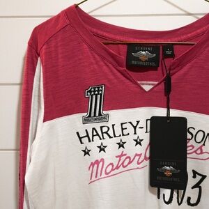 Harley-Davidson Brand New Pink Longsleeve